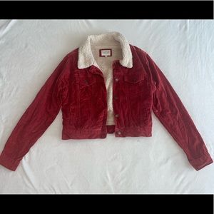 Corduroy Jacket with Sherpa lining